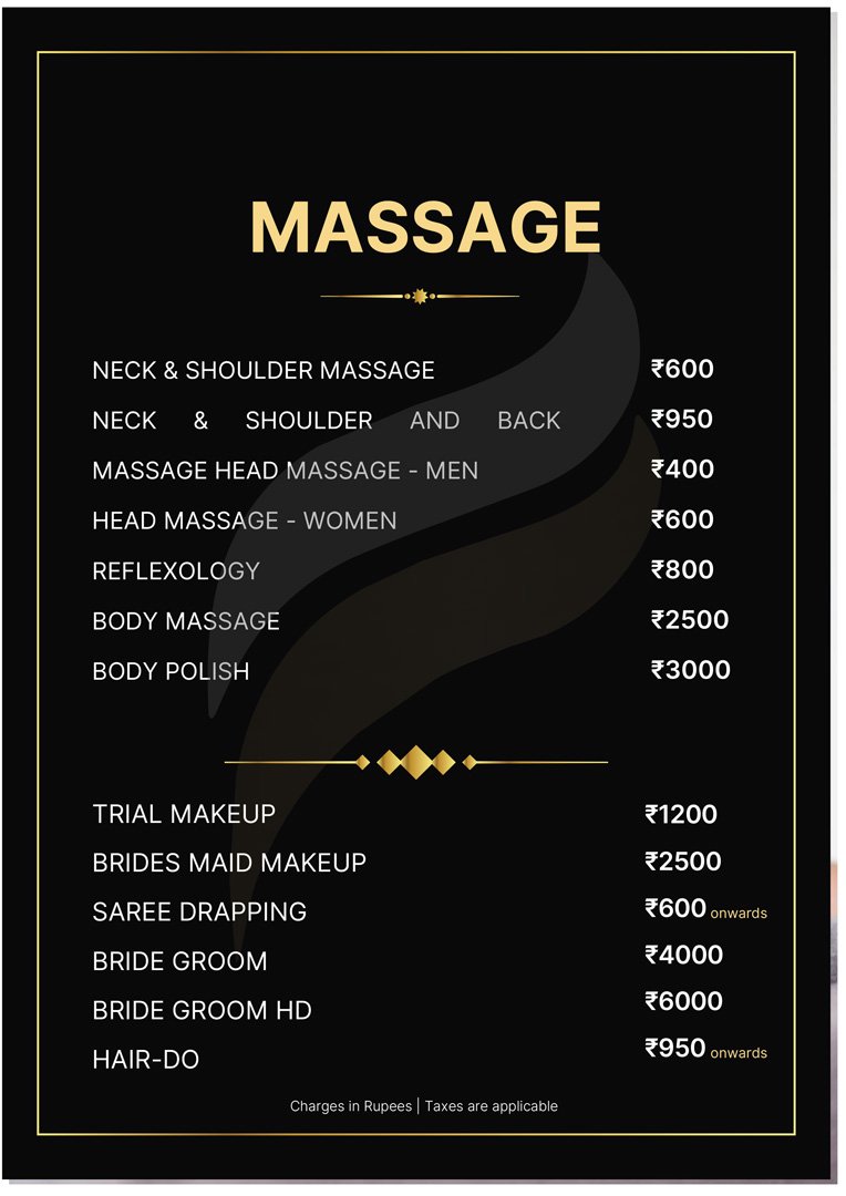 Luxe Signature Salon Madurai Massage