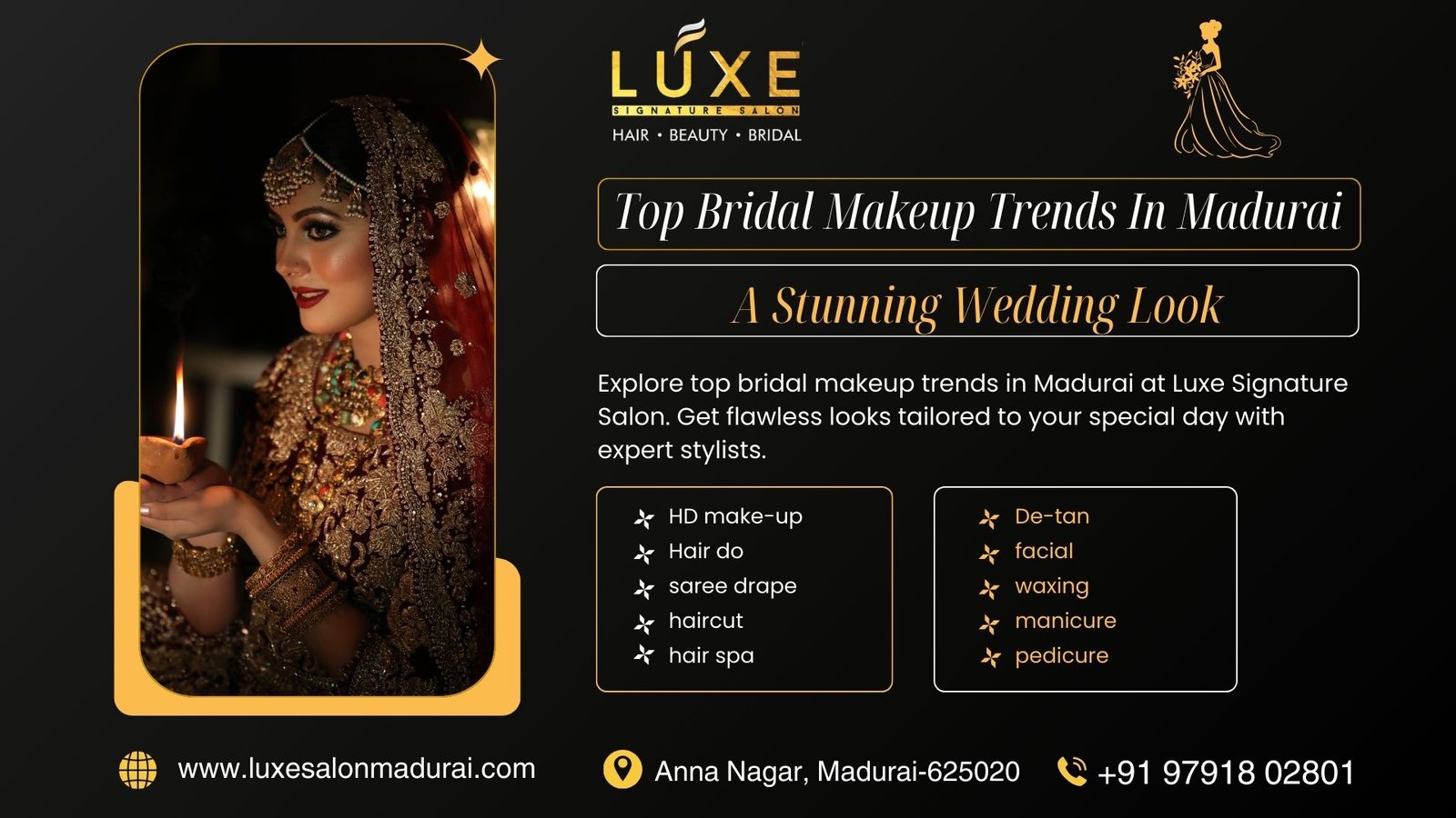 bridal makeup in madurai