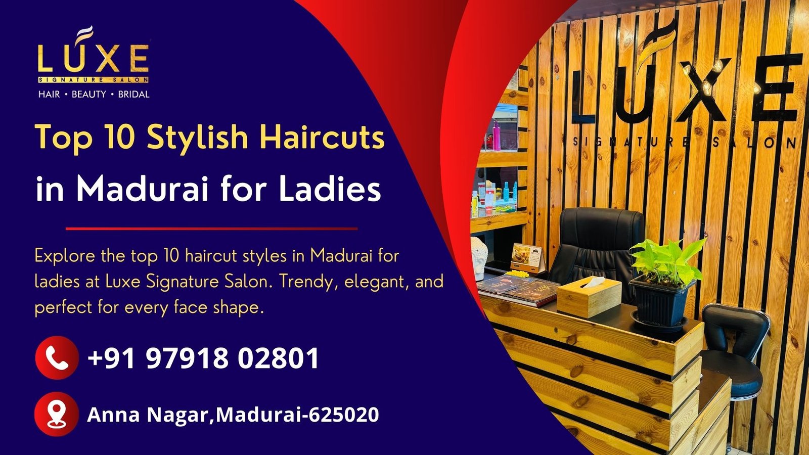Haircut in madurai for ladies