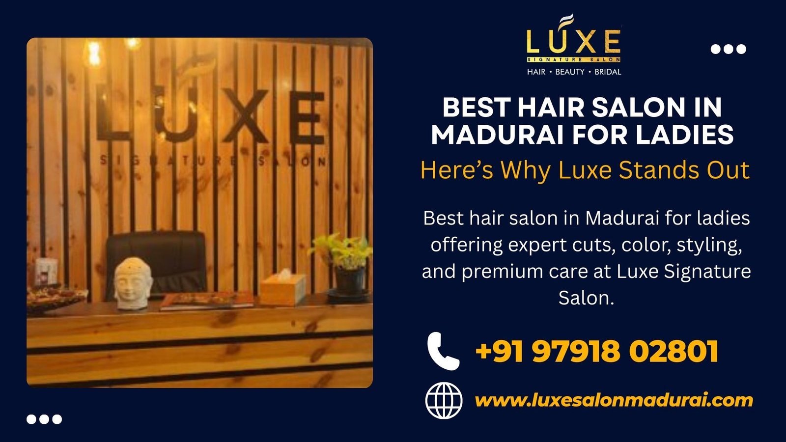 Facial in Madurai at Luxe Signature Salon for deep cleansing, glowing skin, and relaxing skincare by experts.